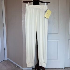 NWT Kenyon Outlast QVC Buttery Soft Yellow Lounge‎ Pants Joggers Size Small